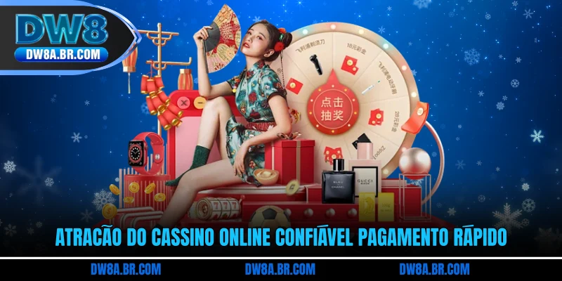 Atração do cassino online confiável pagamento rápido