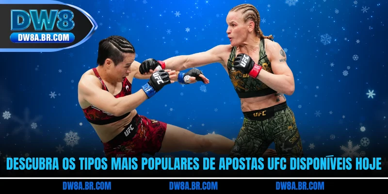 Descubra os tipos mais populares de apostas UFC disponíveis hoje