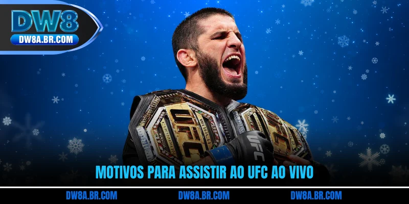 Motivos para assistir ao UFC ao vivo